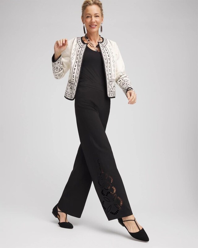 Brigitte Cut-out Wide-Leg Pants - image 2